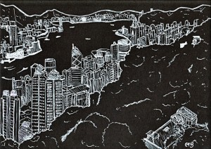 Harbour view from Victoria Peak